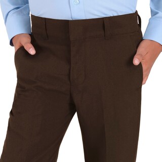 Foto 3 | Foto 3 | Pantalón De Vestir Yale Boys Regular Fit (boxer) 0342 Café