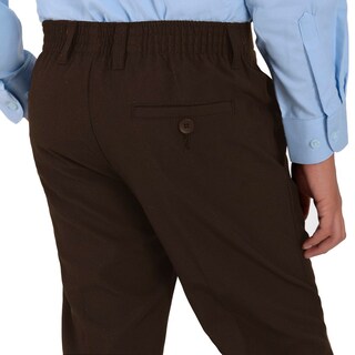 Foto 4 | Foto 4 | Pantalón De Vestir Yale Boys Regular Fit (boxer) 0342 Café