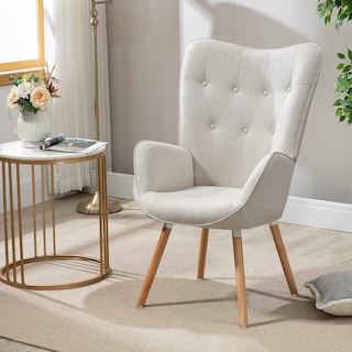 Foto 1 | Foto 1 | Sillon Individual Moderno Sillón Tapizado Beige Gomyhome