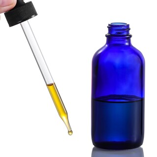 Foto 7 | Foto 7 | Frascos Cuentagotas Aozita De Vidrio Azul De 120 Ml Con Tapa Negra Paquete De 4 - Venta Internacional.