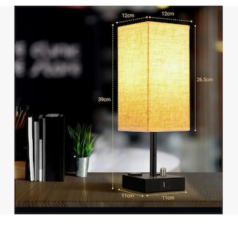 Foto 4 | Foto 4 | Lámparas Mesa Escritorio Noche Ajuste Luz Y Led Bulb Usb-c