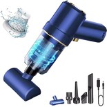 Aspiradora Para Auto Lab.g Mini Portatil De Mano Inalambrica Azul
