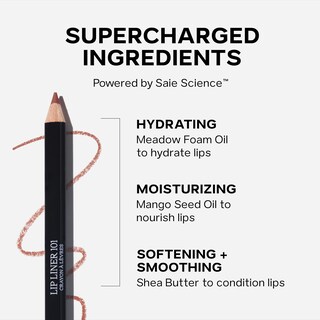 Foto 5 | Foto 5 | Delineador De Labios Saie Lip Liner 101 Tease Con Manteca De Karité Y Aceite De Jojoba - Venta Internacional.
