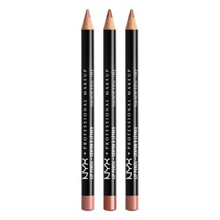 Foto 1 | Foto 1 | Delineador De Labios Nyx Professional Makeup Slim Paquete De 3 - Venta Internacional.
