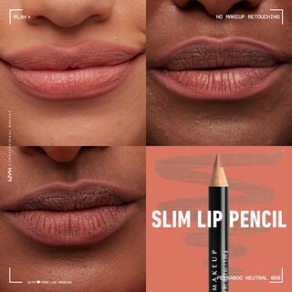 Foto 3 | Foto 3 | Delineador De Labios Nyx Professional Makeup Slim Paquete De 3 - Venta Internacional.