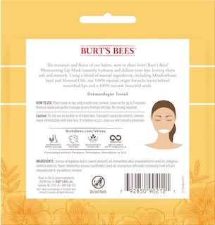 Foto 5 | Foto 5 | Mascarilla Hidratante Para Labios Burt's Bees 100% De Origen Natural - Venta Internacional.