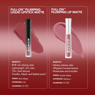 Foto 7 | Foto 7 | Lipstick Buxom Full-on Plumping Liquid Matte Barely There - Venta Internacional.