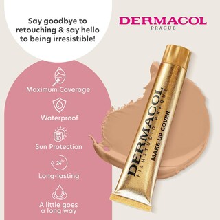 Foto 3 | Foto 3 | Base Dermacol Líquido Mate De Cobertura Total 30 Ml Spf30 - Venta Internacional.