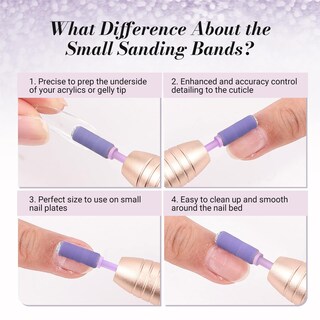 Foto 3 | Foto 3 | Juego De Brocas Para Uñas Melodysusie 50 Unidades Con Broca De Mandril De 3 1 Mm - Venta Internacional.