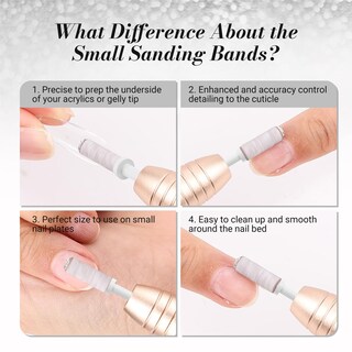 Foto 3 | Foto 3 | Juego De Brocas Para Uñas Melodysusie 50 Unidades Con Broca De Mandril De 3 1 Mm - Venta Internacional.