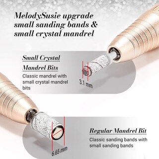 Foto 4 | Foto 4 | Juego De Brocas Para Uñas Melodysusie 50 Unidades Con Broca De Mandril De 3 1 Mm - Venta Internacional.