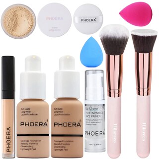 Foto 1 | Foto 1 | Set De Maquillaje Phoera Foundation Full Coverage Con Imprimador Y Polvo - Venta Internacional.