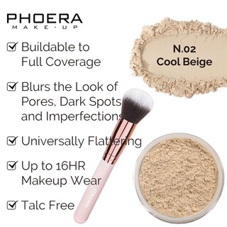 Foto 3 | Foto 3 | Set De Maquillaje Phoera Foundation Full Coverage Con Imprimador Y Polvo - Venta Internacional.