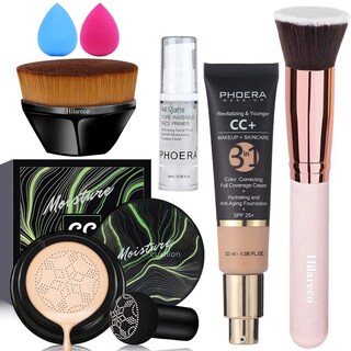 Foto 1 | Foto 1 | Set De Maquillaje Hilareco Air Cushion Cc Cream Con Brocha E Imprimador - Venta Internacional.