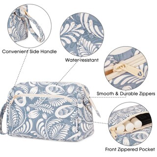 Foto 5 | Foto 5 | Bolsa De Maquillaje Narwey Organizador De Cosméticos De Viaje Con Apertura Amplia Azul - Venta Internacional.