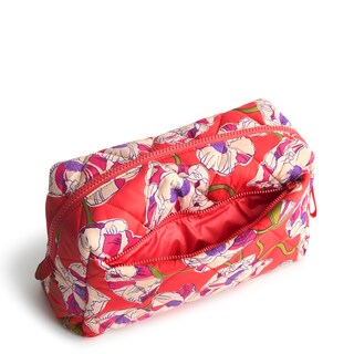 Foto 4 | Foto 4 | Bolsa De Maquillaje Para Cosméticos Vera Bradley Ligera Como Una Pluma Tamaño Grande - Venta Internacional.