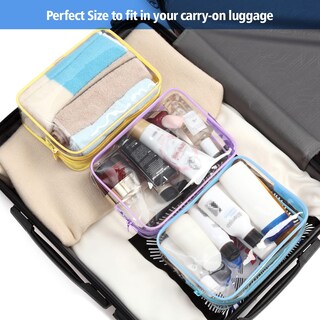 Foto 2 | Foto 2 | Bolsa De Aseo Packism Transparente Aprobada Por La Tsa Paquete De 5 Cuartos De Galón - Venta Internacional.