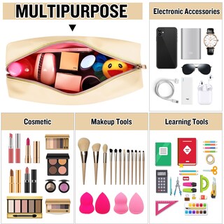 Foto 6 | Foto 6 | Bolsa De Maquillaje Izuzta Chenille Letter Transparente De Nailon Impermeable - Venta Internacional.