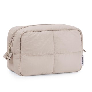 Foto 1 | Foto 1 | Bolsa De Maquillaje Narwey Puffy Acolchada Para Mujer De Viaje Color Caqui - Venta Internacional.