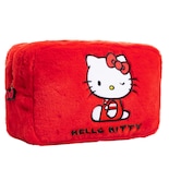 Bolsa De Maquillaje Hello Kitty Fluffy Kawaii Bolsa De Viaje Para Mujer - Venta Internacional.