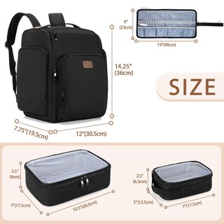Foto 5 | Foto 5 | Mochila De Maquillaje Bafaso Con 4 Bolsas Extraíbles Y 1 Bolsa Para Cepillos - Venta Internacional.