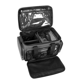 Foto 1 | Foto 1 | Bolsa De Maquillaje Bafaso Grande Con 2 Bolsas Y Separadores Extraíbles Color Gris - Venta Internacional.