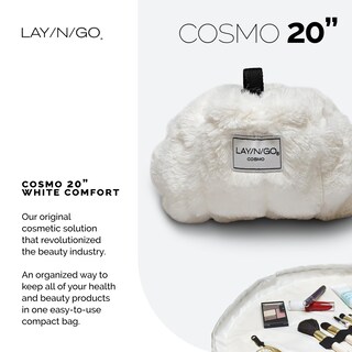 Foto 2 | Foto 2 | Bolsa Organizadora De Cosméticos Y Maquillaje Lay-n-go Cosmo 20 Cm  Color Blanco - Venta Internacional.