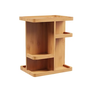 Foto 1 | Foto 1 | Organizador De Maquillaje Lavish Home Rotating Bamboo Skincare - Venta Internacional.