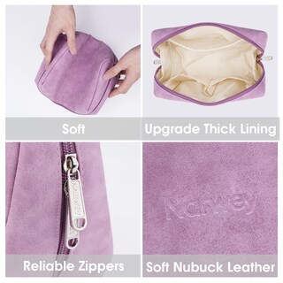 Foto 3 | Foto 3 | Bolsa De Maquillaje Narwey Organizador De Viaje Y Cosméticos De Piel Vegana - Venta Internacional.