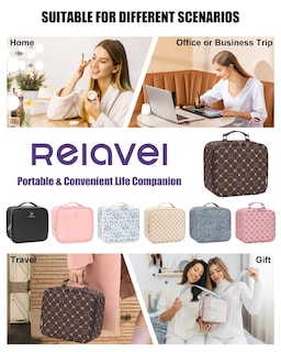 Foto 3 | Foto 3 | Bolsa De Maquillaje Relavel Travel Con Espejo Led Y Luz Ajustable - Venta Internacional.