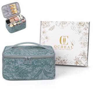 Foto 1 | Foto 1 | Bolsa De Maquillaje Ocheal De Gran Capacidad Impermeable Con Ranura Para Brochas - Venta Internacional.