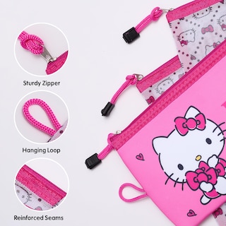 Foto 3 | Foto 3 | Set De Bolsas De Viaje Con Licencia Oficial De Hello Kitty  Paquete De 3 - Venta Internacional.