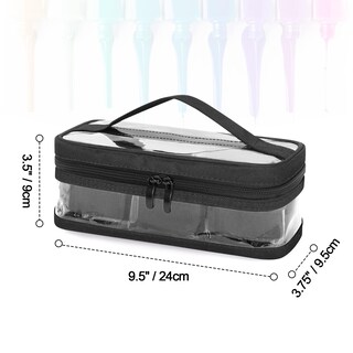 Foto 5 | Foto 5 | Funda Organizadora De Esmaltes De Uñas Bafaso Pequeña Transparente 15 Ml X 12 - Venta Internacional.