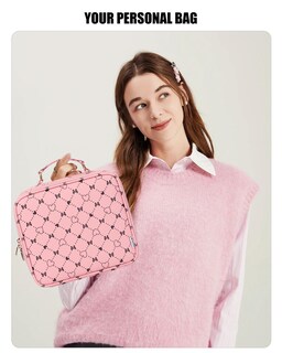 Foto 6 | Foto 6 | Bolsa De Maquillaje Relavel Travel Con Espejo Led Y Almacenamiento De Brochas Color Rosa - Venta Internacional.