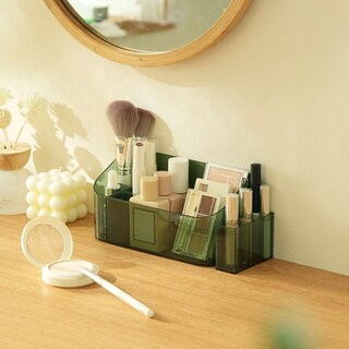 Foto 6 | Foto 6 | Bandejas Organizadoras De Maquillaje Sunficon Crystal Green (paquete De 2) - Venta Internacional.