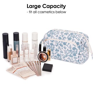 Foto 3 | Foto 3 | Bolsa De Maquillaje Narwey Bonita Organizadora De Viajes Abierta Con Estampado Floral - Venta Internacional.