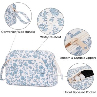 Foto 4 | Foto 4 | Bolsa De Maquillaje Narwey Bonita Organizadora De Viajes Abierta Con Estampado Floral - Venta Internacional.