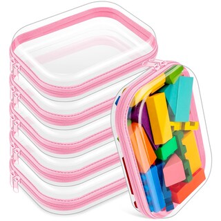 Foto 1 | Foto 1 | Bolsa De Maquillaje Sanwuta De Plástico Duro Transparente Para Lápices 6 Unidades - Venta Internacional.