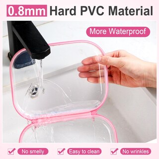 Foto 3 | Foto 3 | Bolsa De Maquillaje Sanwuta De Plástico Duro Transparente Para Lápices 6 Unidades - Venta Internacional.