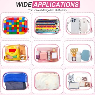 Foto 7 | Foto 7 | Bolsa De Maquillaje Sanwuta De Plástico Duro Transparente Para Lápices 6 Unidades - Venta Internacional.