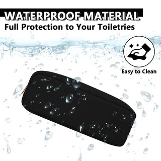 Foto 4 | Foto 4 | Estuche Para Lápices Uixizq Bolsa De Maquillaje De Nailon Impermeable Color Negro - Venta Internacional.