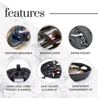 Foto 3 | Foto 3 | Organizador De Bolsas De Cosméticos Y Maquillaje Lay-n-go Cosmo Metallic Gold - Venta Internacional.