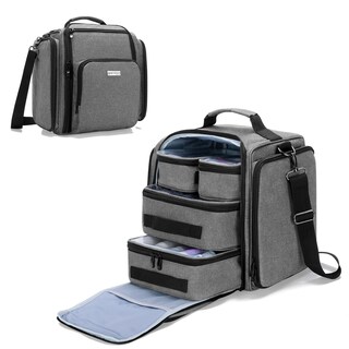 Foto 1 | Foto 1 | Neceser De Viaje Bafaso Grande Con 4 Bolsas Extraíbles Color Gris - Venta Internacional.