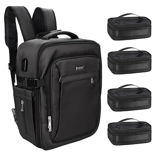 Foto 1 | Foto 1 | Mochila De Maquillaje Relavel Funda Extra Grande Con 4 Bolsas Transparentes - Venta Internacional.