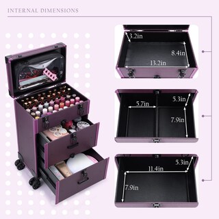 Foto 4 | Foto 4 | Funda Enrollable Para Uñas Frenessa Con Ruedas Para Manicura Piel Vegana - Venta Internacional.