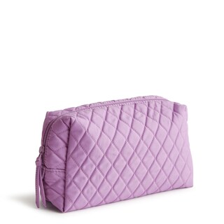 Foto 1 | Foto 1 | Bolsa De Cosméticos Vera Bradley Medium Algodón Gabardina Color Morado - Venta Internacional.