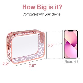 Foto 4 | Foto 4 | Neceser Packism Aprobado Por La Tsa Con Estampado De Leopardo En Oro Rosa - Venta Internacional.