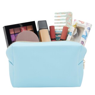 Foto 4 | Foto 4 | Bolsa De Maquillaje Glamlily De Piel Sintética Con Cremallera  3 Colores Pastel - Venta Internacional.