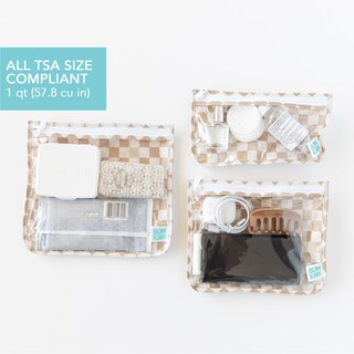 Foto 3 | Foto 3 | Bolsas De Viaje Y Artículos De Aseo Bumkins A5 Sand Check Paquete Variado - Venta Internacional.