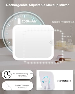 Foto 4 | Foto 4 | Bolsa De Maquillaje Relavel Con Espejo Led Funda De Viaje Con Separadores - Venta Internacional.